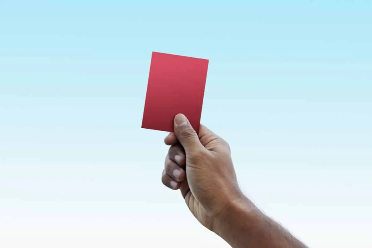 The Red Card Rules In Soccer (With Examples)